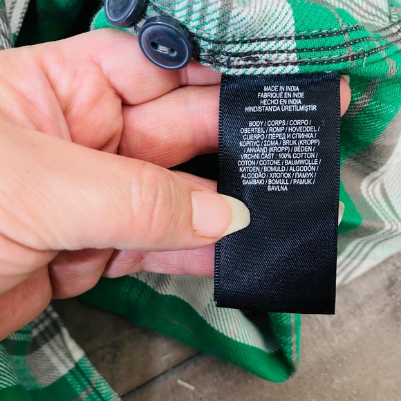 Double RL RRL Plaid Twill Matlock
Workshirt Green/Grey Size L NWOT! - Picture 7 of 9